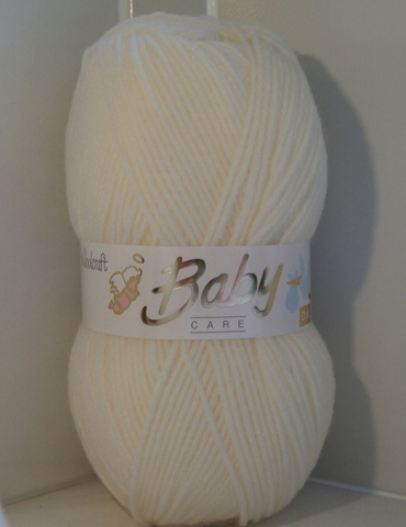 Baby Care DK Yarn 10 x 100g Balls Oyster (Cream) - Click Image to Close